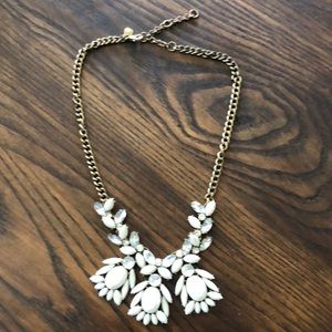 J. Crew White Statement necklace